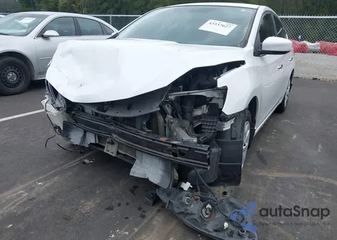 2016 Nissan Sentra S z USA, uszkodzony, nr VIN 3N1AB7AP2GY328588